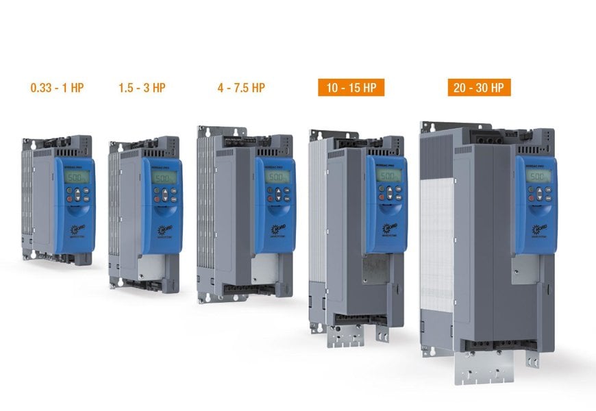 NORD DRIVESYSTEMS Expands Power Range with New Frame Sizes of NORDAC PRO Variable Frequency Drives